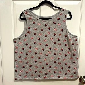 Disney Minnie Mouse gray tank top size 2XL